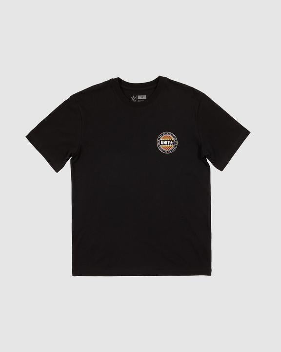 Unit Youth Tee Magma Black White