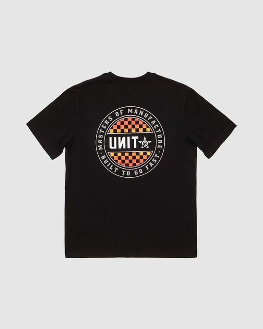 Unit Youth Tee Magma Black White