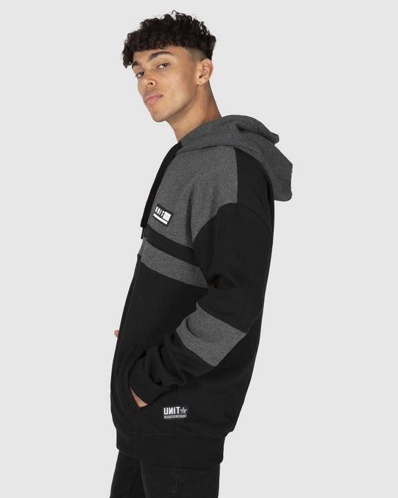 Unit Mens Plaza Hoodie Charcoal