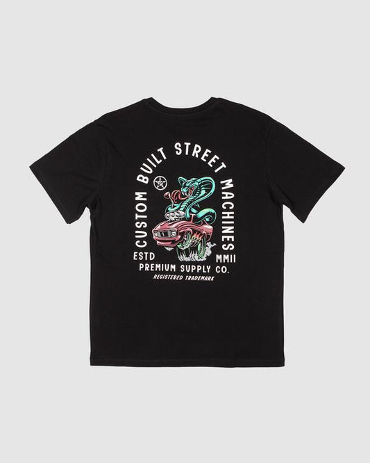 Unit 2022 Youth Tee Street Machines Black