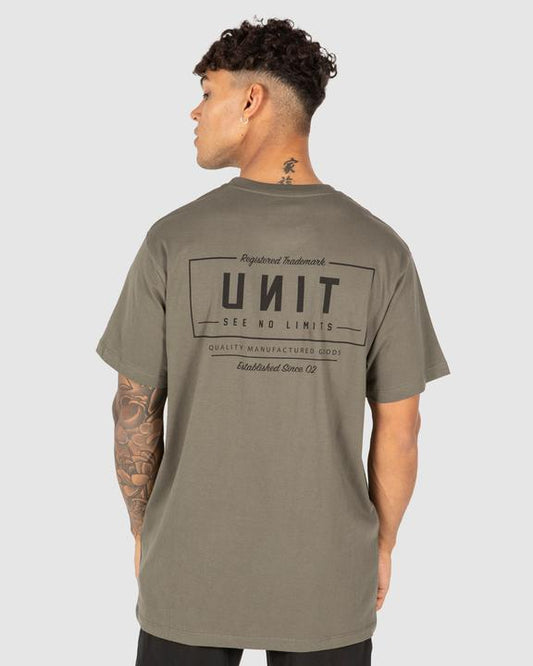 Unit Mens Stance Tee Military