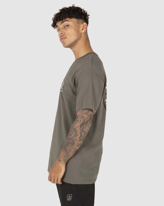 Unit Mens Outcast Tee Military