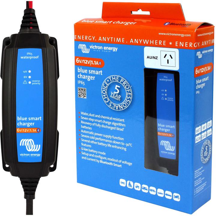 Victron 1.1 Amp Blue Smart Charger 6V12V Ip65S