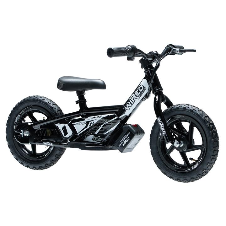 Wired Electric Balance Bike 12 Inch Black