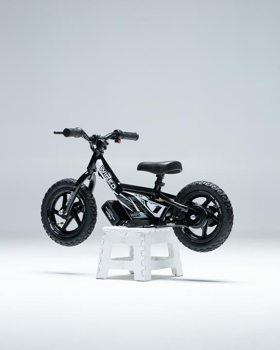 Wired Electric Balance Bike 12 Inch Black