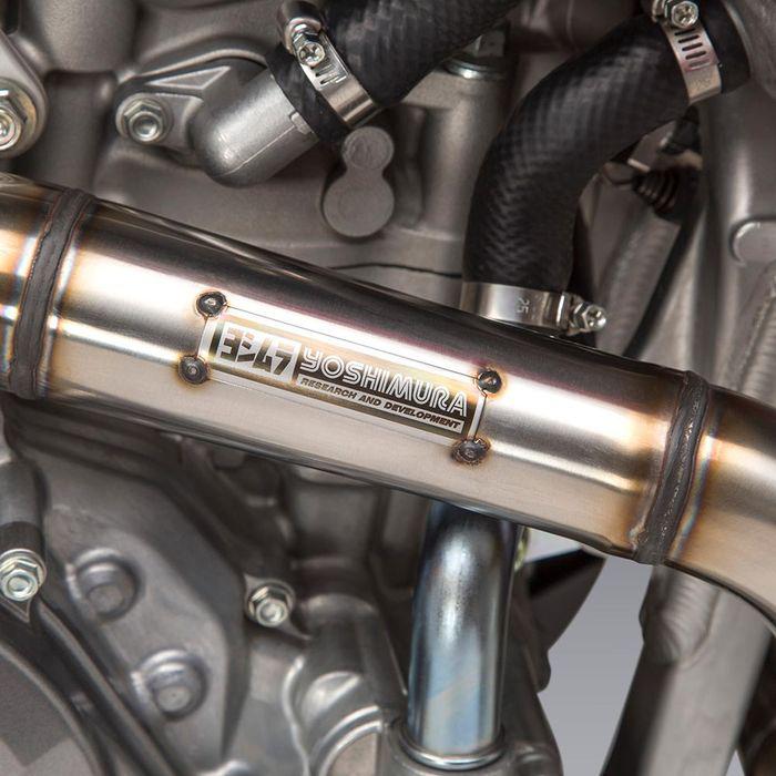 Yoshimura CRF450R-2021 RS-12 Full System Stainless Steel Carbon Fibre