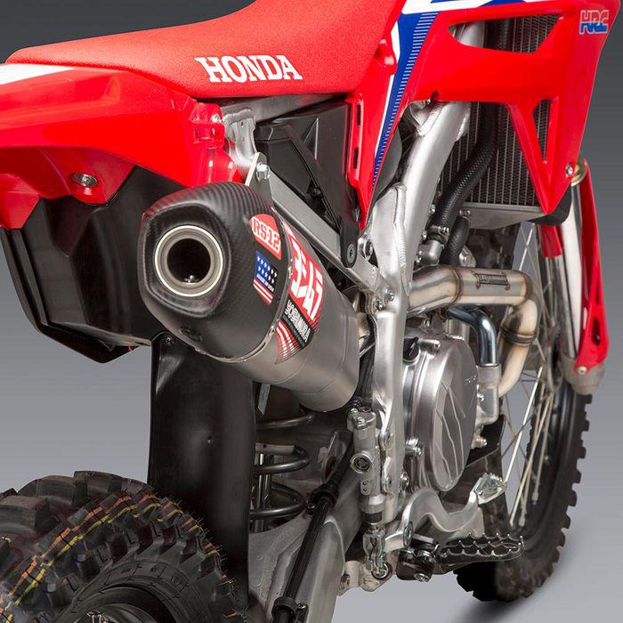 Yoshimura CRF450R-2021 RS-12 Full System Stainless Steel Carbon Fibre