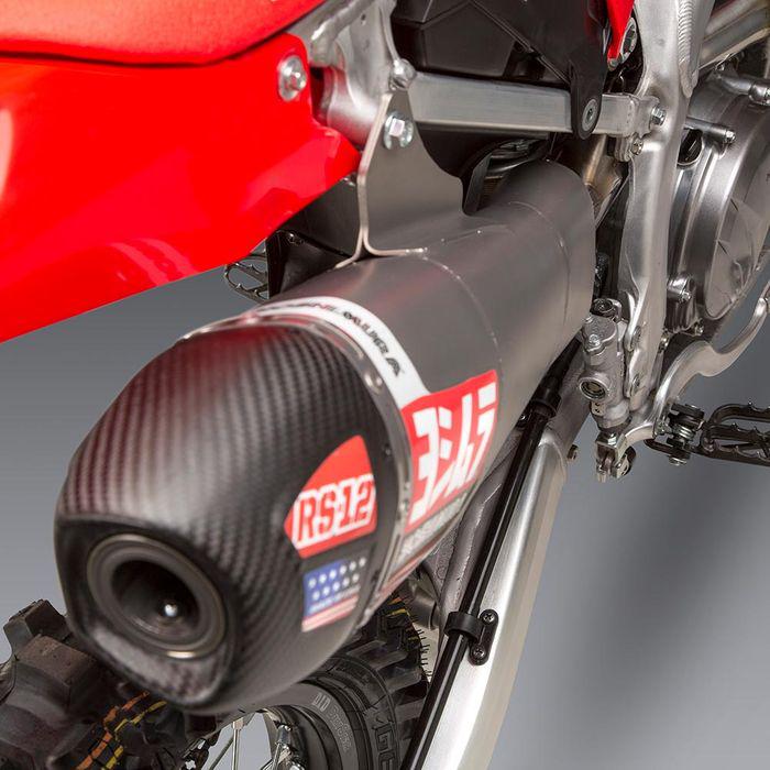 Yoshimura CRF450R-2021 RS-12 Full System Stainless Steel Carbon Fibre