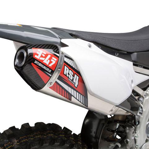 Yoshimura Yamaha YZ450F 14-17/Fx 16-17/Wr450F 16-18 RS-4 Stainless Slip-On Exhaust, W/ Aluminium Muffler