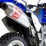 Yoshimura Suzuki Dr 650 96-22 RS-2 Stainless Slip-On Exhaust, W/ Stainless Muffler