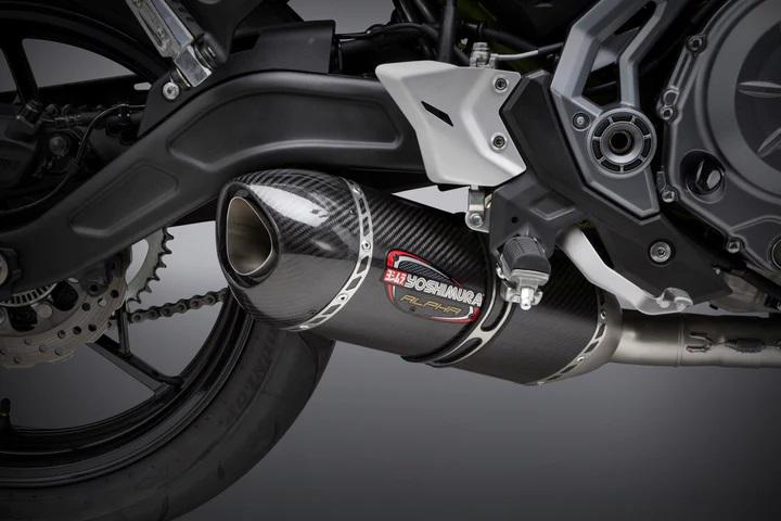 Yoshimura Race Alpha Stainless Full Exhaust & Carbon Fibre Muffler (YO-14651AM220)