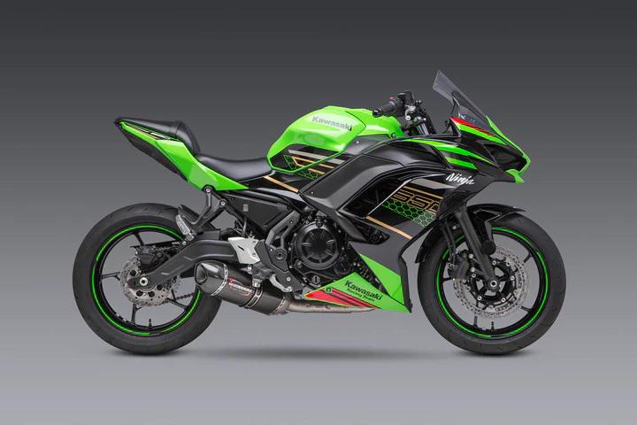 Yoshimura Race Alpha Stainless Full Exhaust & Carbon Fibre Muffler (YO-14651AM220)