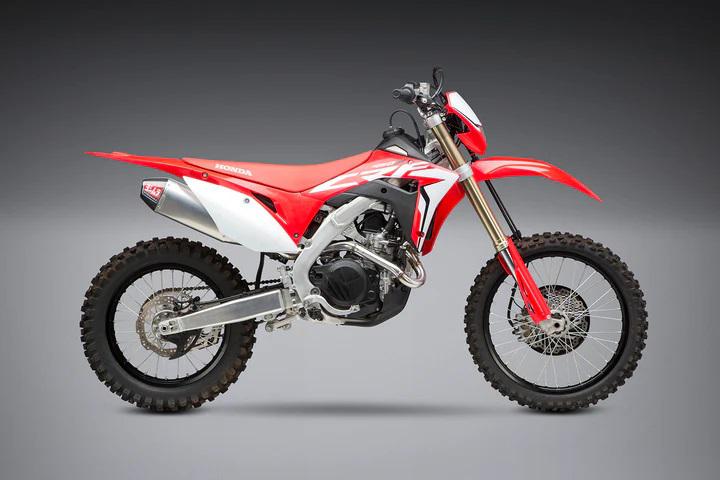 Yoshimura Honda CRF450X 19-22 RS-4 Stainless Full Exhaust, W/ Aluminium Muffler
