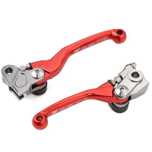 Zeta Honda CRF250R/450R 07-17 Red Fp Pivot Lever Set